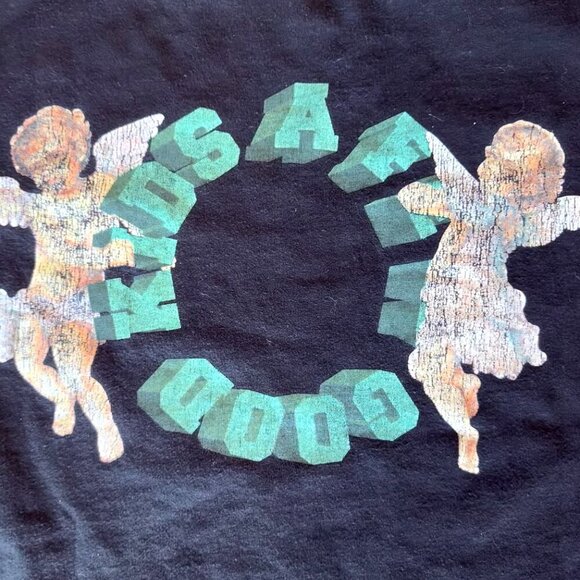 Men's A Few Good Kids Cherub Cupid Black Logo T-shirt - Size M - Picture 6 of 10